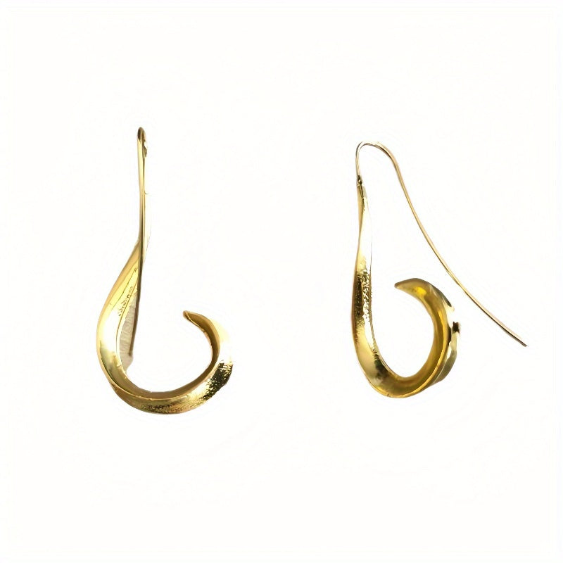 Vintage-inspired 925 Hypoallergenic Hook Earrings