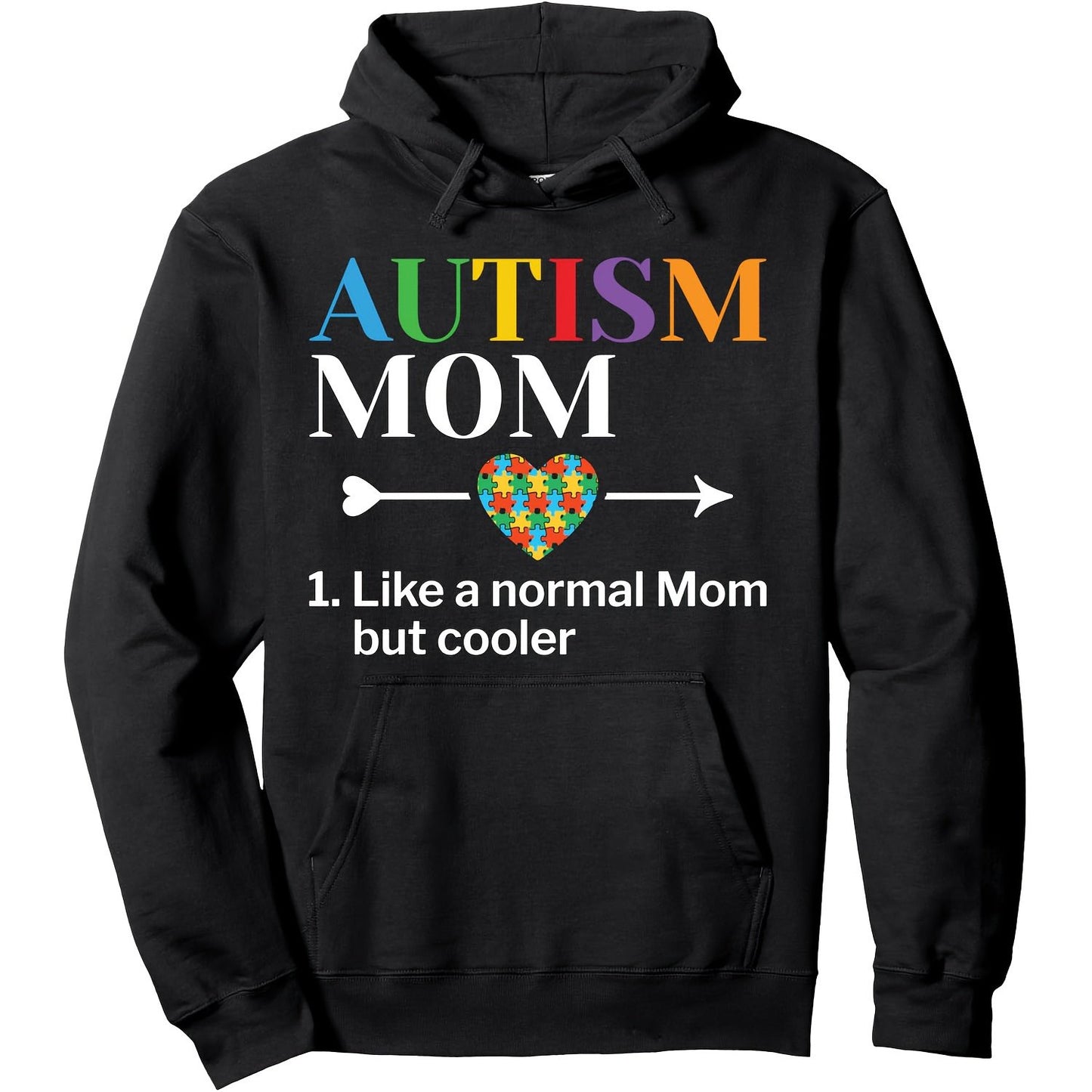 Autism Awareness Day Hoodie - Comfortable Pullover with Kangaroo Pocket, Long Sleeves
