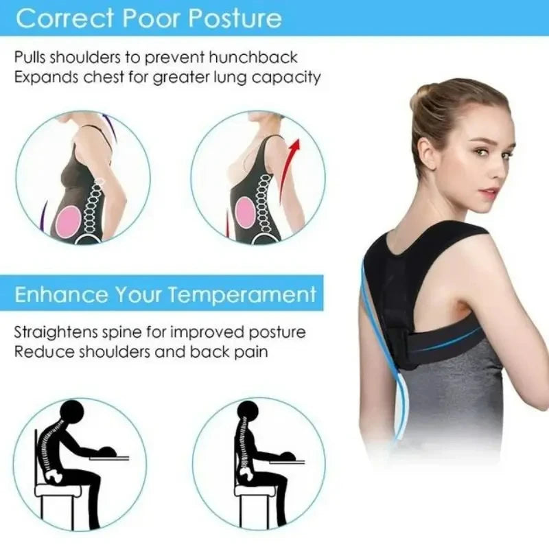 Adjustable Breathable Back Posture Corrector