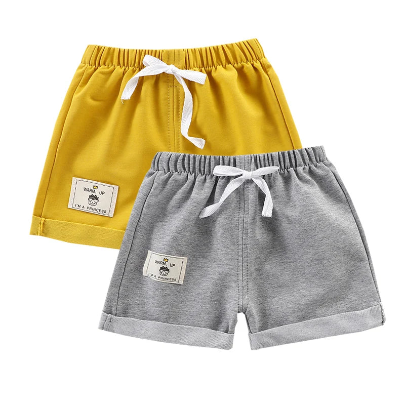 2pcs Cotton Summer Kids Shorts