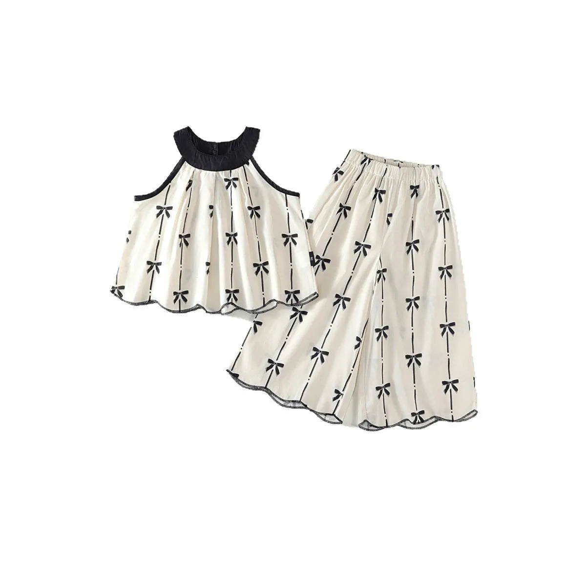 2025 Summer New Girls’ Pure Cotton Two-Piece Set
