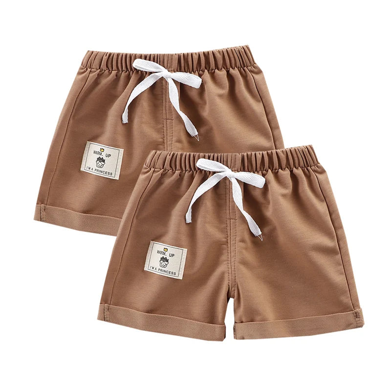 2pcs Cotton Summer Kids Shorts