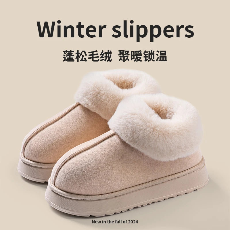 Women's Fashion Snow Boots Fluffy men's Shoes