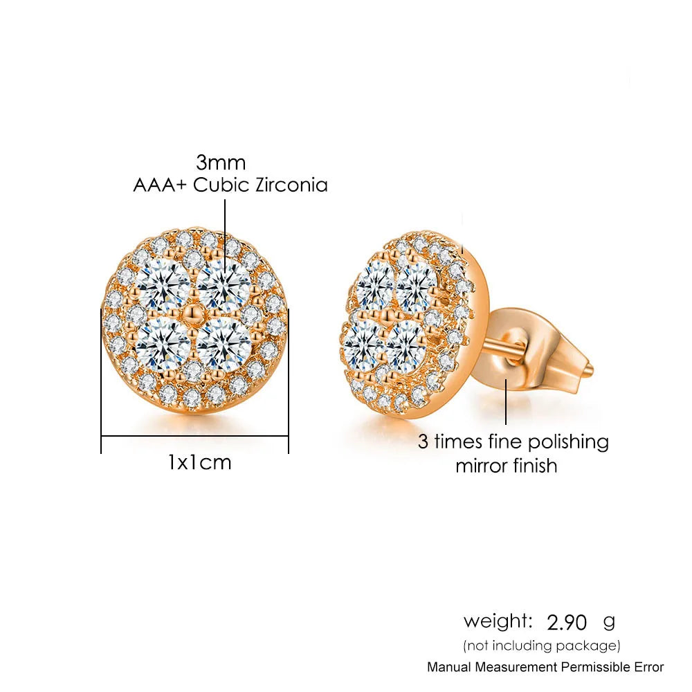 Fashion Hip-hop Ice Studded Earring for Men
