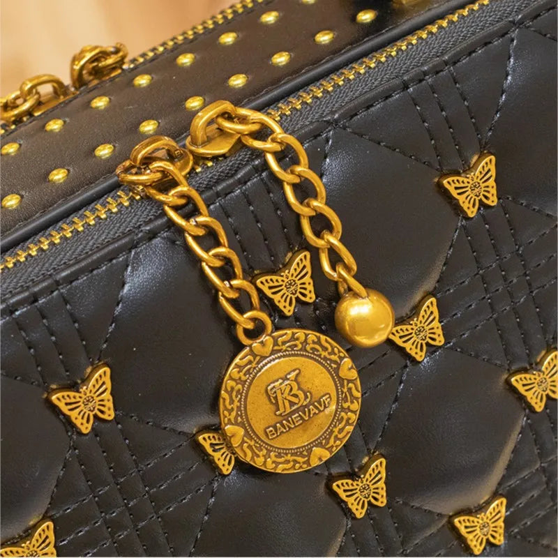 Women's handbag, new brand, handbag, leather