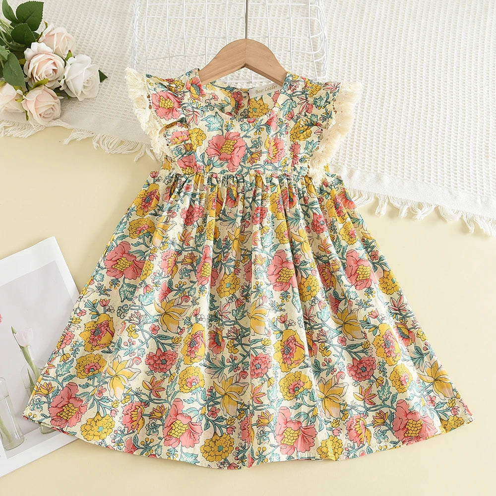 Bear Leader Girls Floral Dress