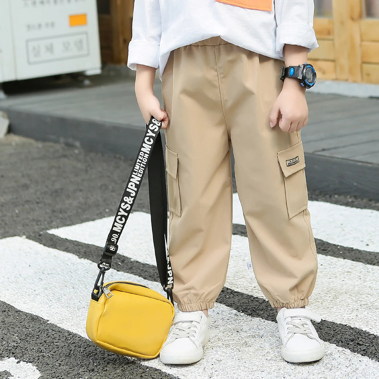 Fashion Spring Boys Pants Casual Long Style Trousers