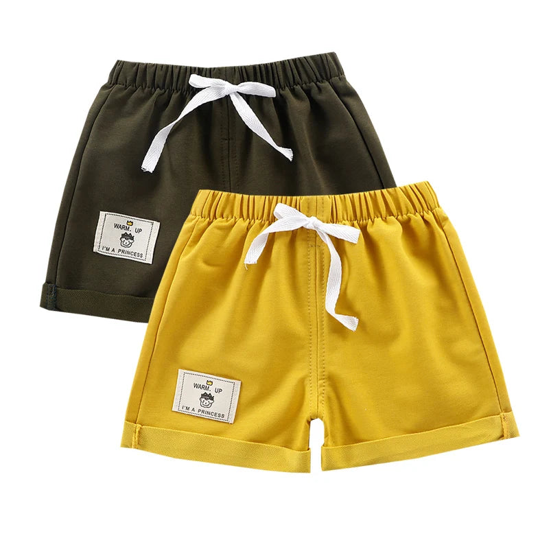 2pcs Cotton Summer Kids Shorts