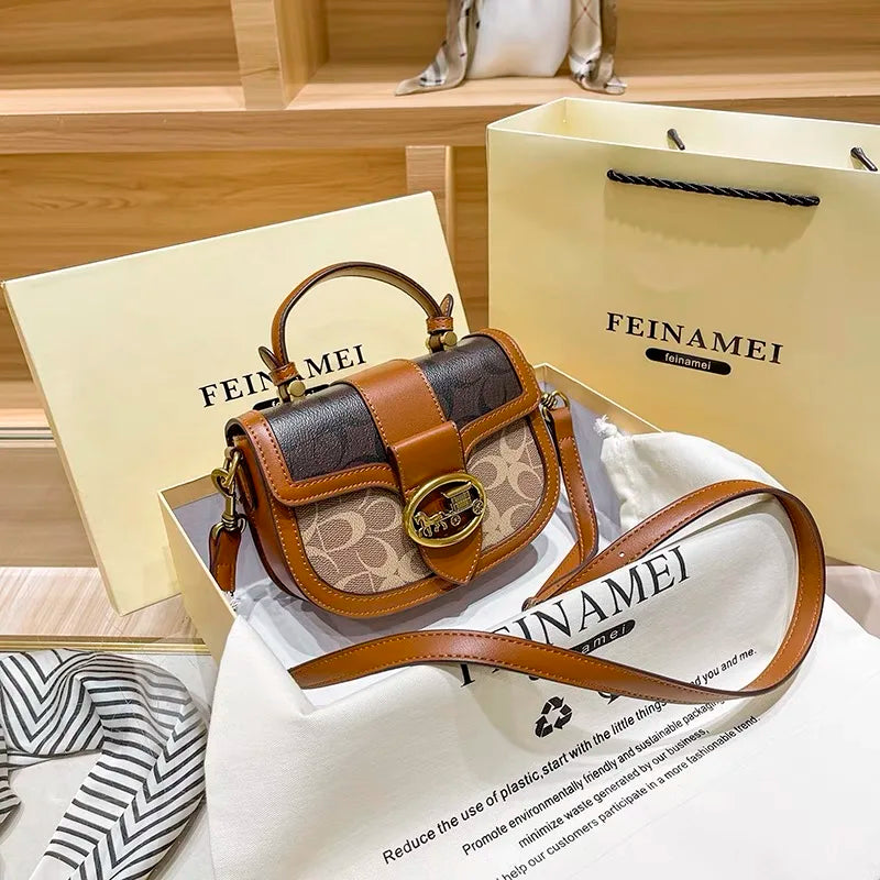 New minimalist and fashionable small handbag, portable box bag