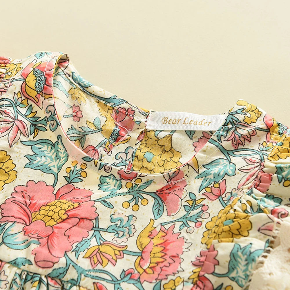 Bear Leader Girls Floral Dress