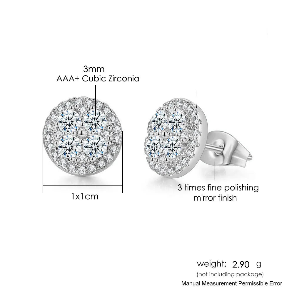Fashion Hip-hop Ice Studded Earring for Men
