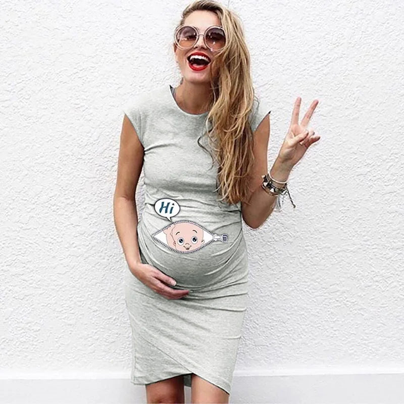 Cute Maternity Dress Loose