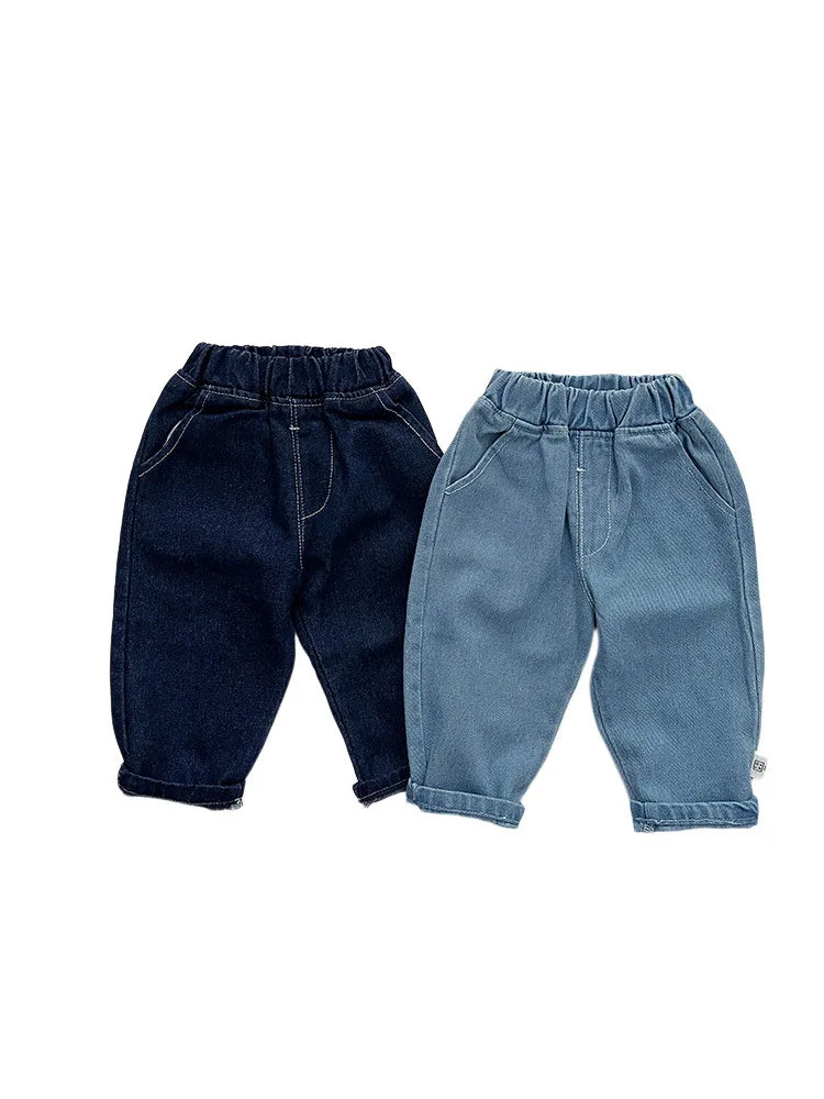 Denim Fashion Versatile Jeans Toddler Clothes