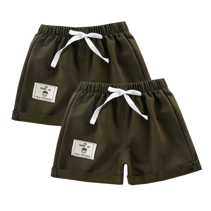 2pcs Cotton Summer Kids Shorts