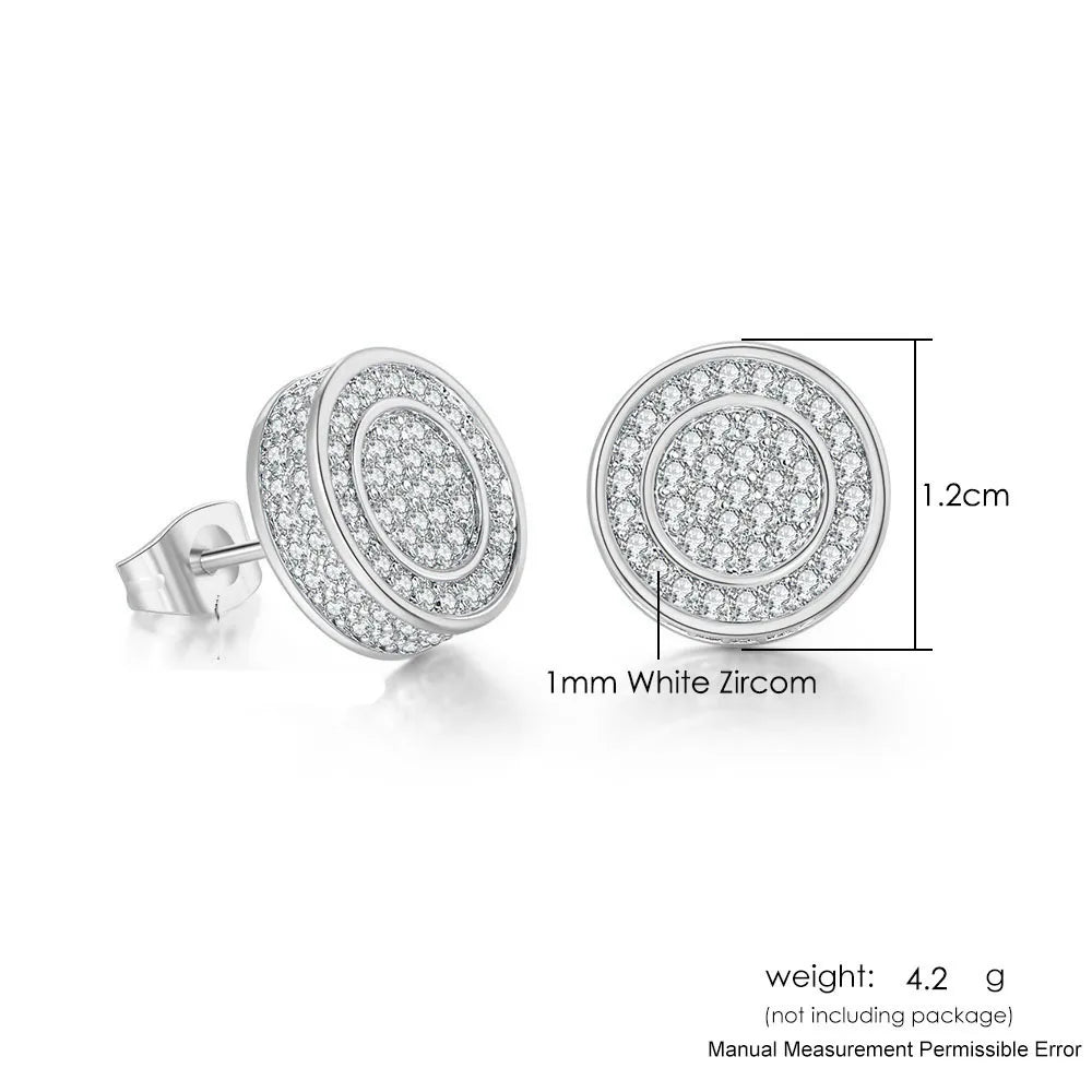 Fashion Hip-hop Ice Studded Earring for Men