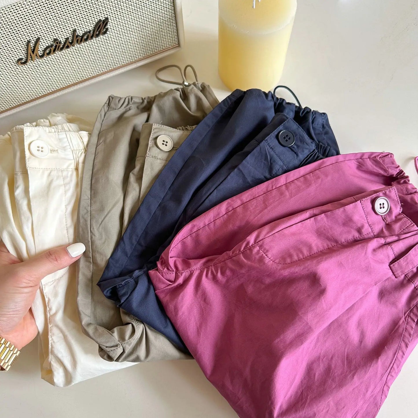 Kids Pants Summer Handsome Cargo Pants for Kids