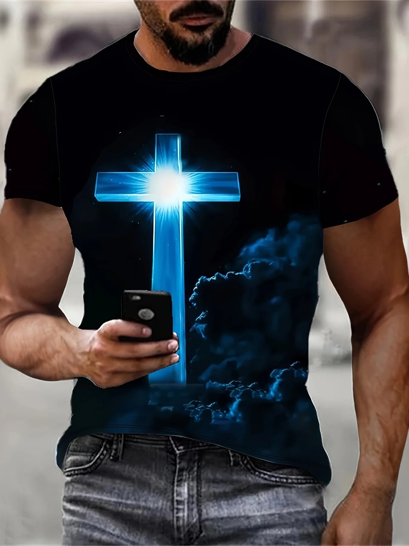 Summer Street Men T-Shirt Christ Jesus