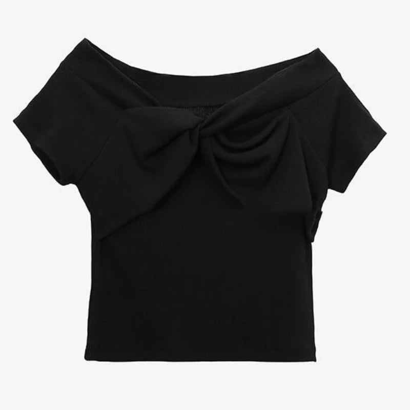 2025 Off Shoulder Sexy Shirt Women T-Shirt