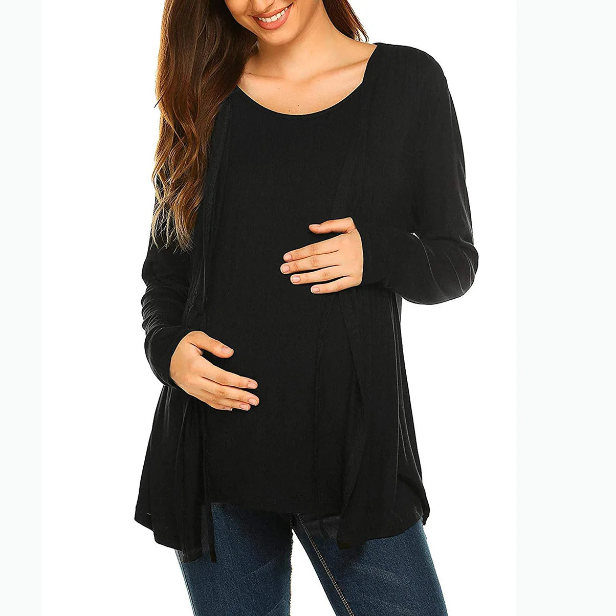 Autumn Winter Long Sleeve Round Neck