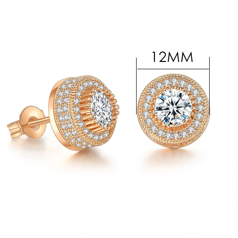 Fashion Hip-hop Ice Studded Earring for Men