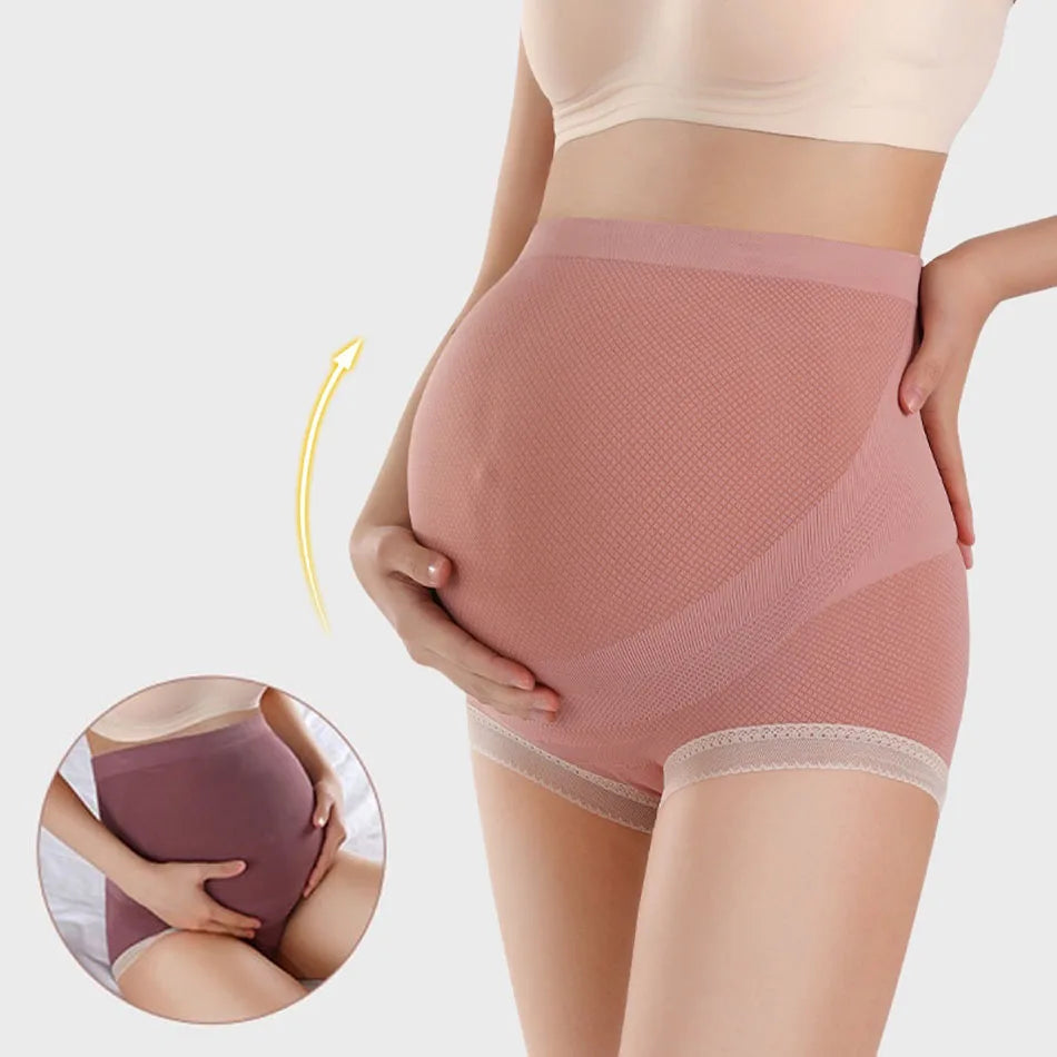 Ergonomically Designed High-Waisted Maternity Panties