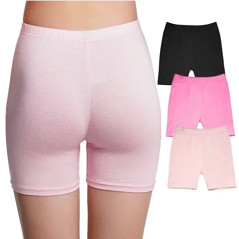4pcs Girls Safety Pants Dance Leggings Aged 3-12 Years