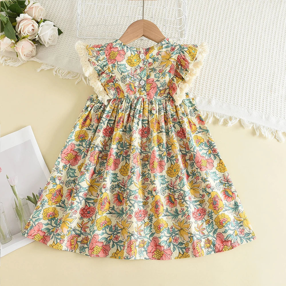 Bear Leader Girls Floral Dress