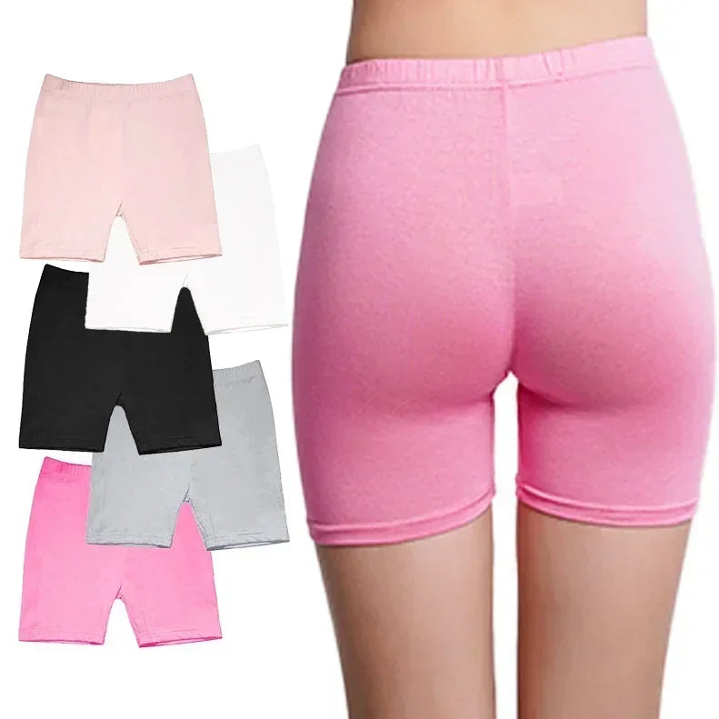 4pcs Girls Safety Pants Dance Leggings Aged 3-12 Years