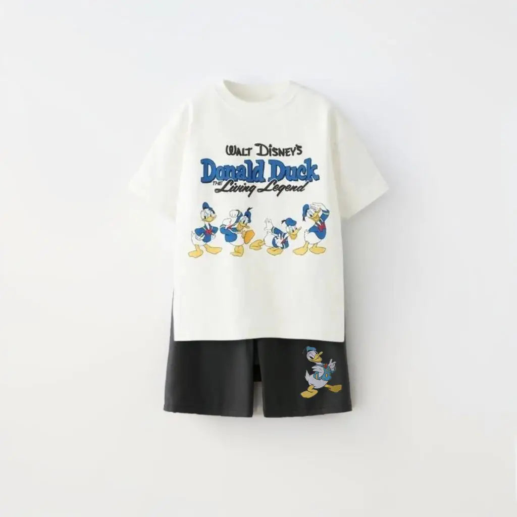 Kids Short Sleeve Disney Themed T-Shirts and Shorts Set, 1-7 Years