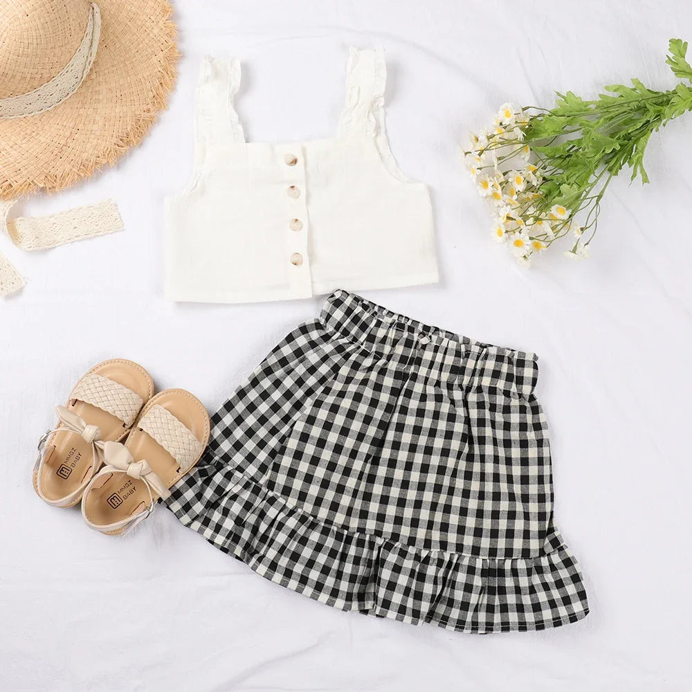 Bear Leader 2PCS Baby Girls Clothing Sets Summer Floral Kids Girls Clothes Sets Shirts Tops Pants 2PCS Outfits Children Suits