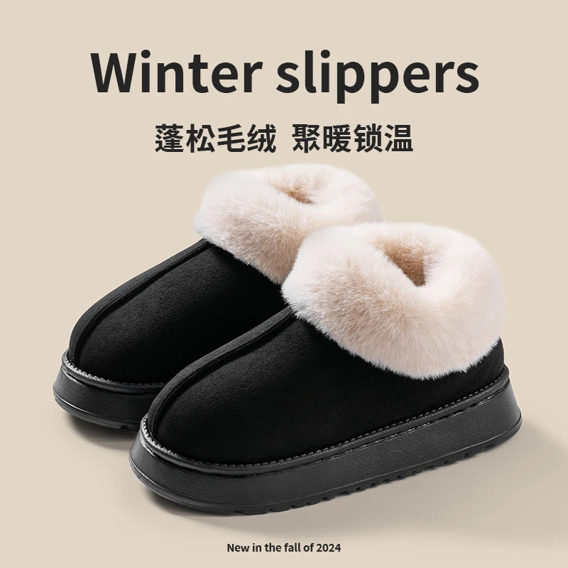 Women's Fashion Snow Boots Fluffy men's Shoes
