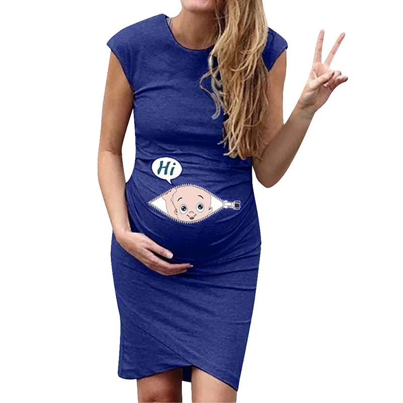 Cute Maternity Dress Loose