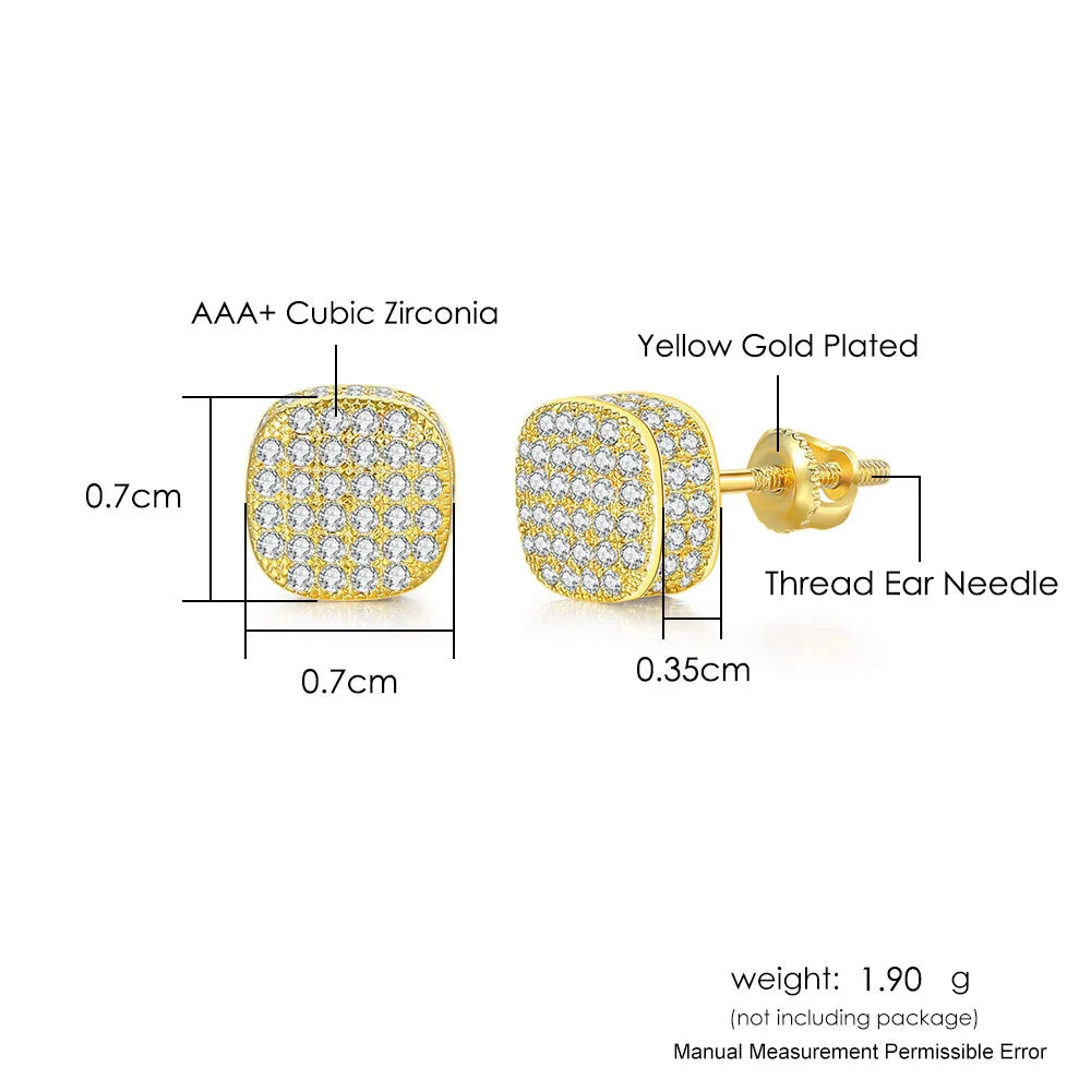 Fashion Hip-hop Ice Studded Earring for Men