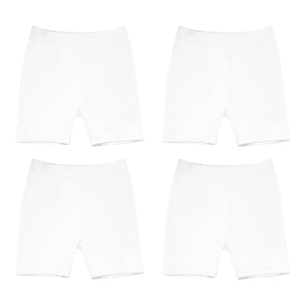 4pcs Girls Safety Pants Dance Leggings Aged 3-12 Years