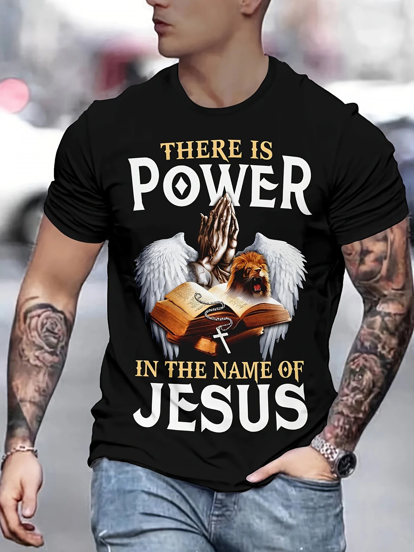 Summer Street Men T-Shirt Christ Jesus