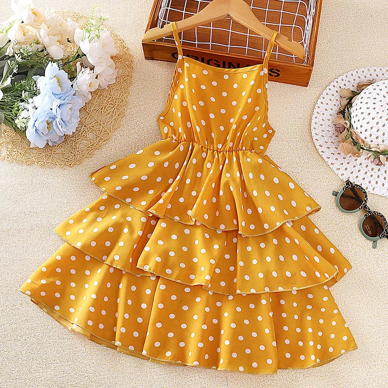 Princess Dress for Kids 4-12 Years Summer