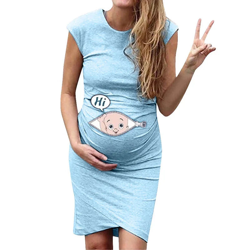 Cute Maternity Dress Loose