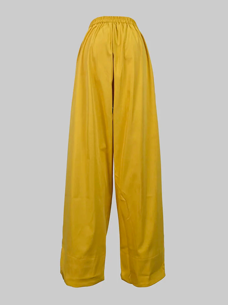 Beauty blue Elegant Women's Coat Pant Yellow Blazer New
