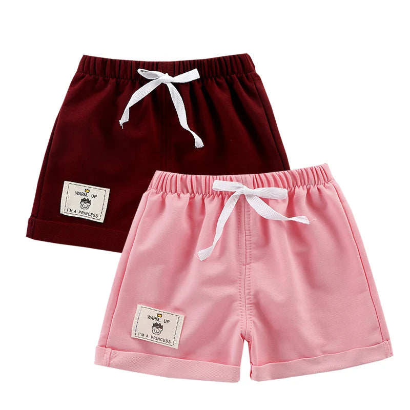 2pcs Cotton Summer Kids Shorts