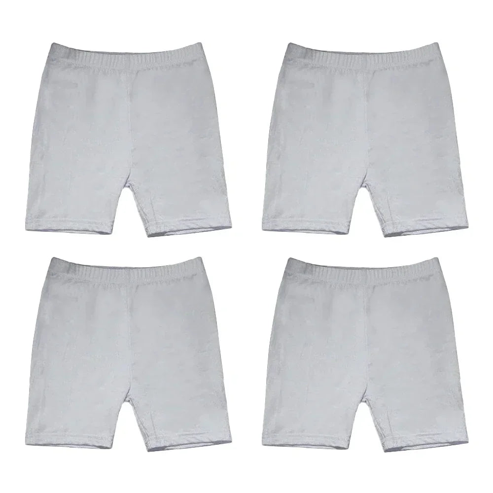 4pcs Girls Safety Pants Dance Leggings Aged 3-12 Years