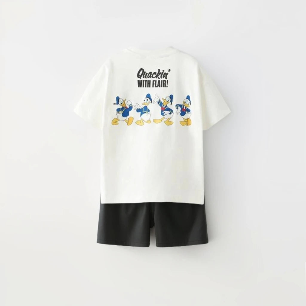 Kids Short Sleeve Disney Themed T-Shirts and Shorts Set, 1-7 Years