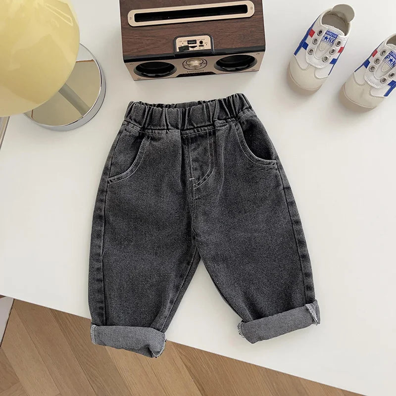 Spring Autumn New Baby Pants Casual Denim 9M-5T