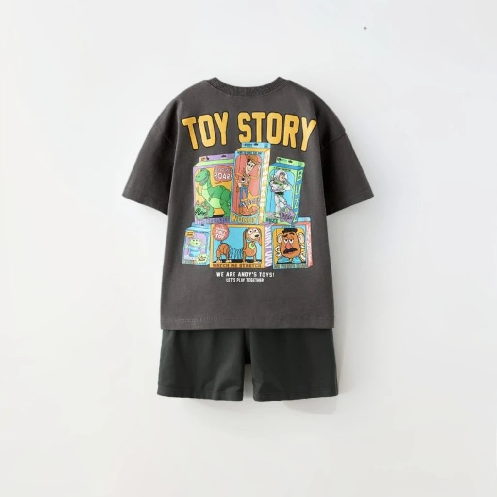 Kids Short Sleeve Disney Themed T-Shirts and Shorts Set, 1-7 Years