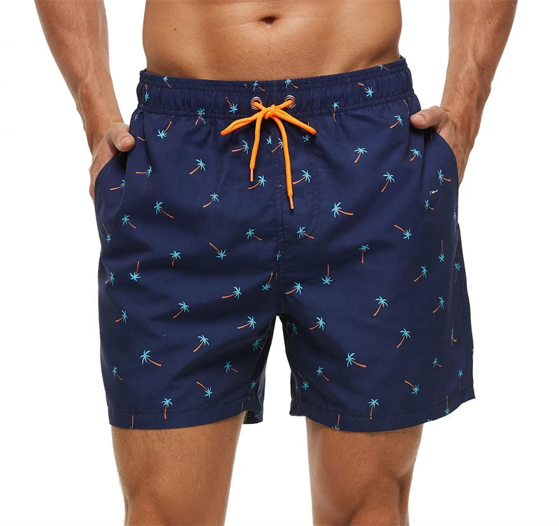 New 3D Simple Graphic Beach Shorts Men Women