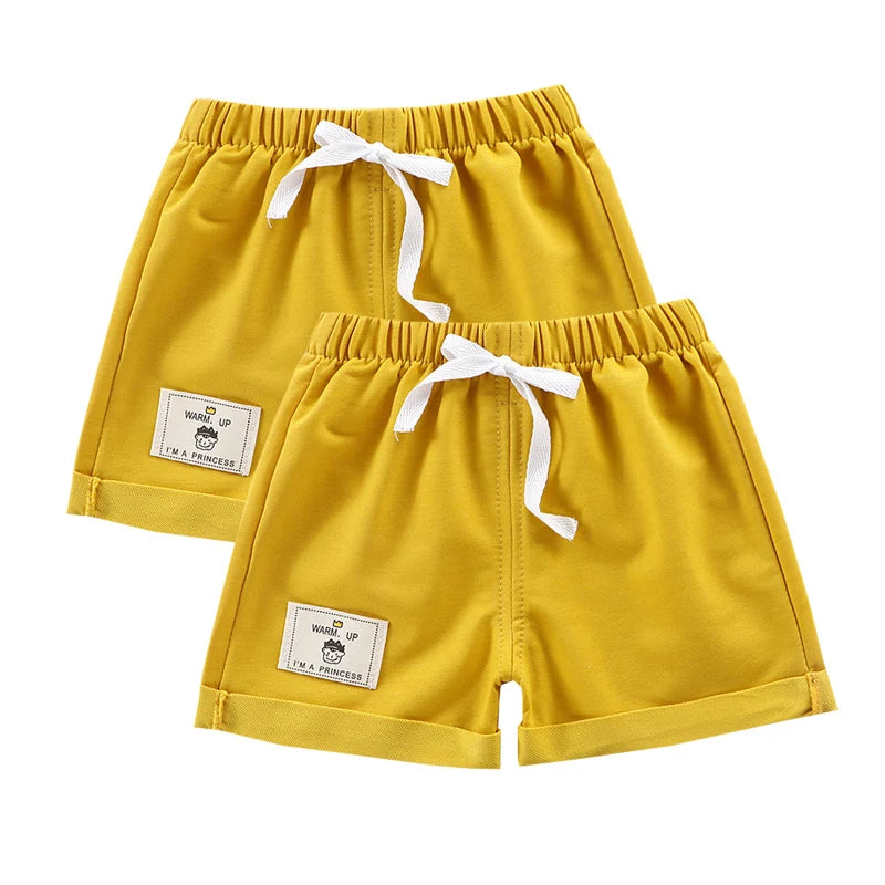 2pcs Cotton Summer Kids Shorts