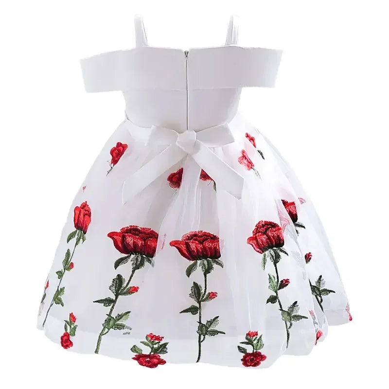 Summer Flower Girl Dresses for Weddings Girls Party Dress 3-10 Years