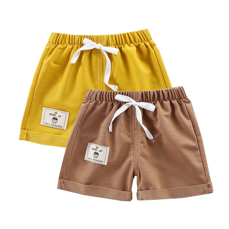 2pcs Cotton Summer Kids Shorts