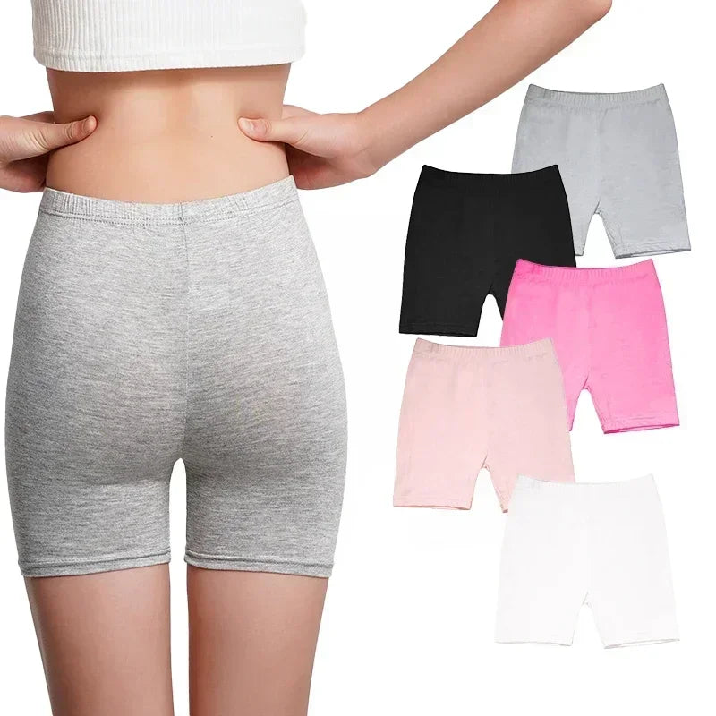 4pcs Girls Safety Pants Dance Leggings Aged 3-12 Years