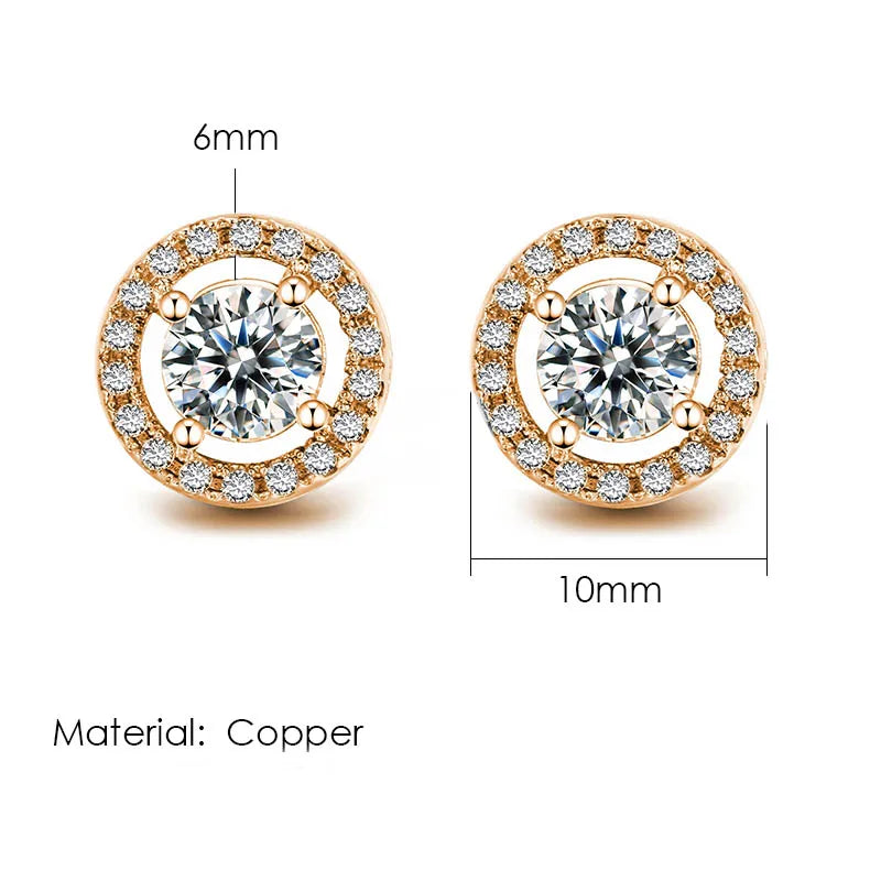 Fashion Hip-hop Ice Studded Earring for Men