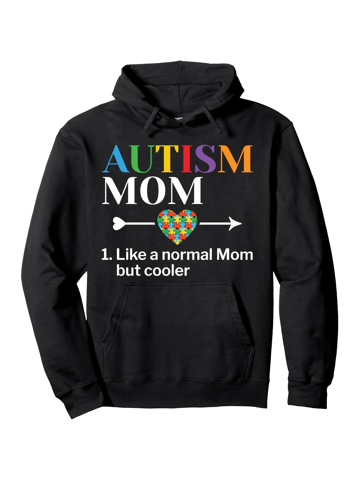 Autism Awareness Day Hoodie - Comfortable Pullover with Kangaroo Pocket, Long Sleeves
